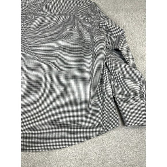 UNTUCKit Men's Frizzante Button Down Shirt Gray‎ Green Black Checkered Size 3XL - Picture 10 of 11